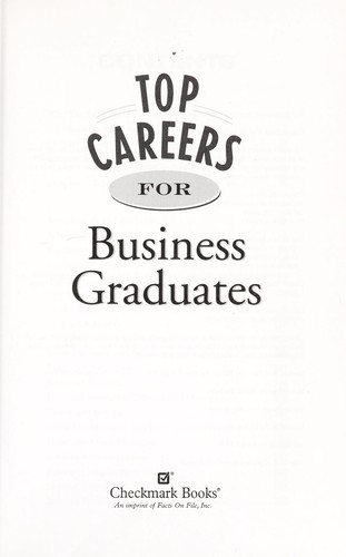 Top careers for business graduates