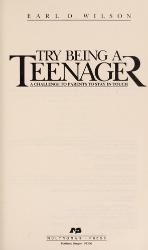 You try being a teenager!