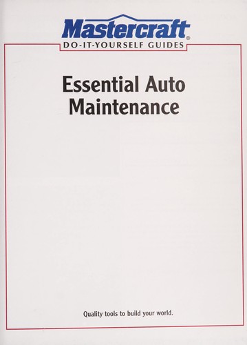 Essential auto maintenance