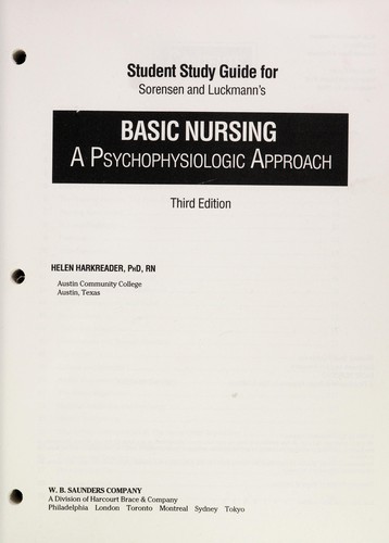 Study Guide for Sorensen and Luckmann's Basic Nursing