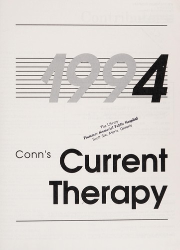 Conn's Current Therapy 1994 (Conn's Current Therapy)