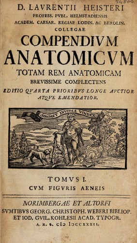 Compendium anatomicum totam rem anatomicam brevissime complectens