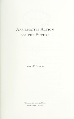 Affirmative action for the future