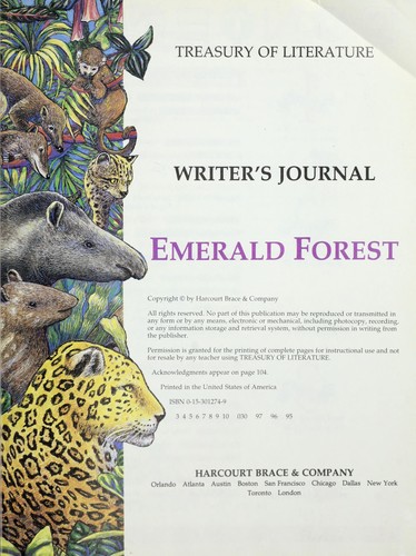 Emerald Forest Writer's Journal Grade 4 (Treasury of Literature)