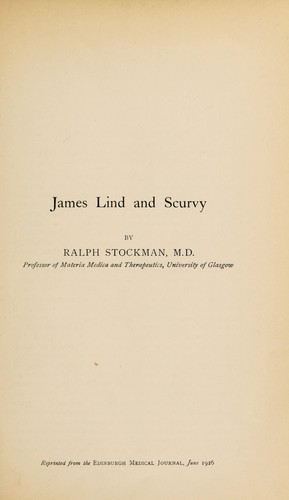 James Lind and scurvy