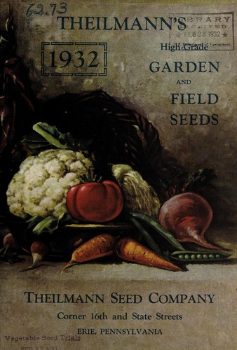 Theilmann's high-grade garden and field seeds, 1932