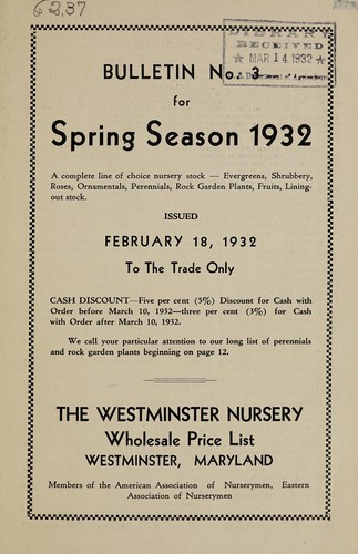 Wholesale price list