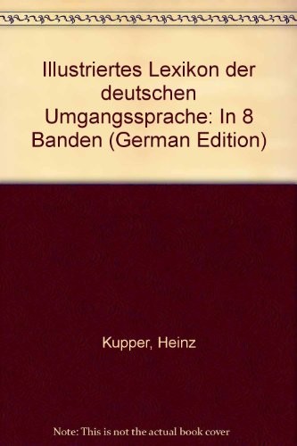 Illustriertes Lexikon der deutschen Umgangssprache