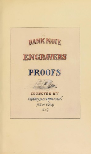 Bank note engravers [sic] proofs