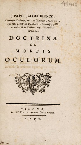 Doctrina de morbis oculorum
