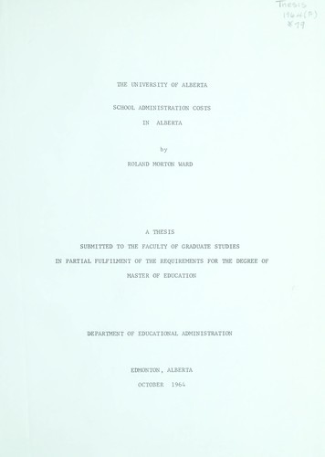 School administration costs in Alberta