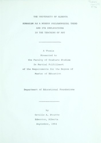 Humanism as a modern philosophical trend and its implications in the teaching of art