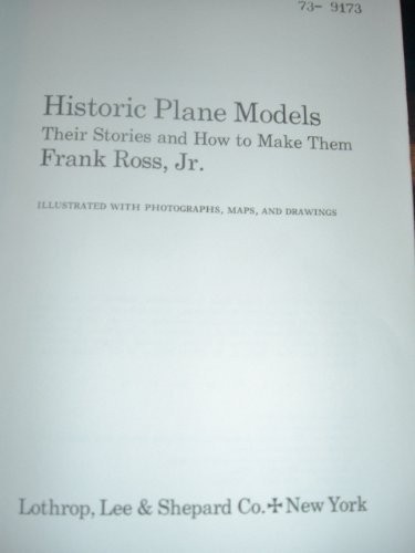 Historic plane models: their stories and how to make them