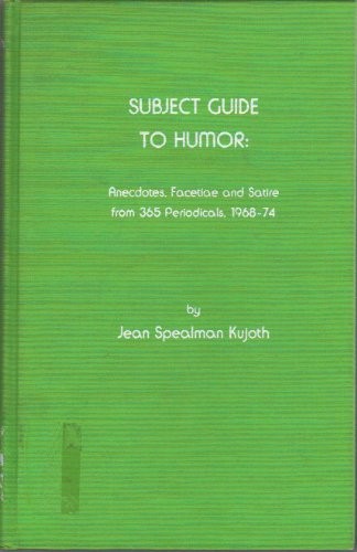 Subject guide to humor
