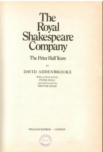 The Royal Shakespeare Company