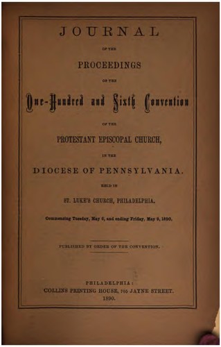 Journal of the ... Convention of the Protestant Episcopal Church in the ...