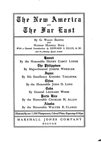 The New America and the Far East: A Picturesque and Historic Description of ...