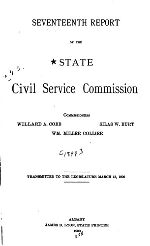 Report of the State Civil Service Commission