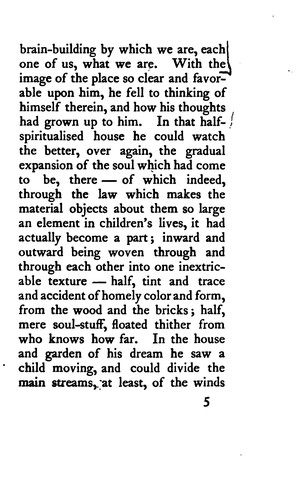 The Child in the House: An Imaginery Portrait