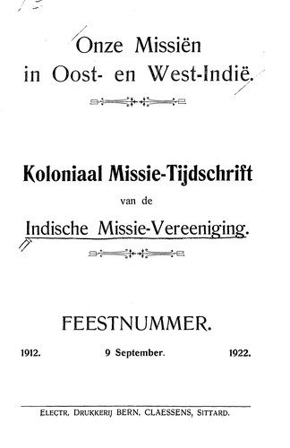 Onze missiën in Oost- en West-Indië