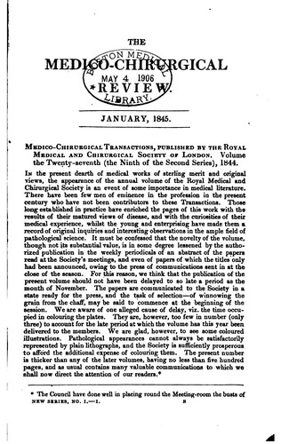 Medico-chirurgical review