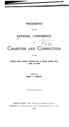 The Social Welfare Forum: Official Proceedings [of The] Annual Meeting