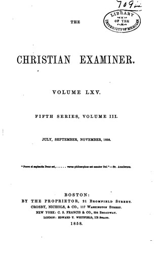 The Christian Examiner