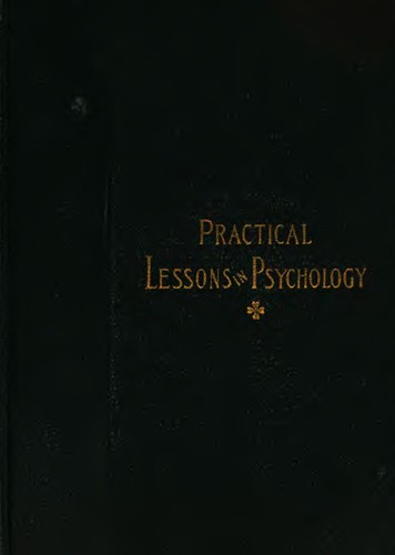 Practical Lessons in Psychology