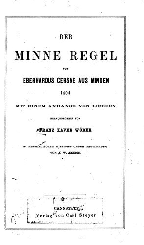 Der Minne Regel