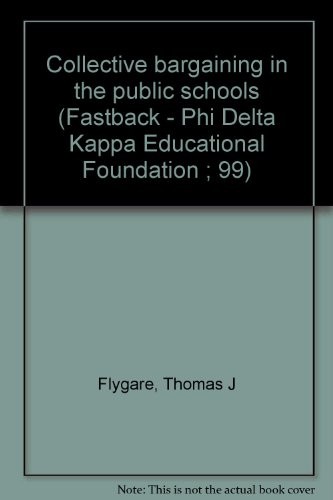 Collective bargaining in the public schools