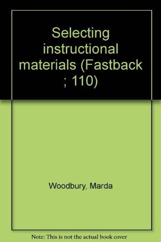 Selecting instructional materials