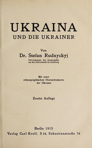 Ukraina und die Ukrainer