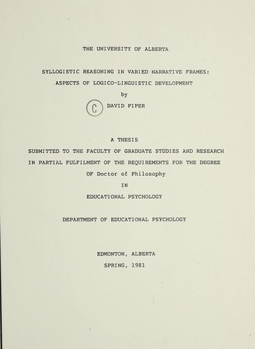 Syllogistic reasoning in varied narrative frames