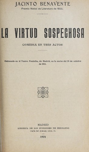 La virtud sospechosa