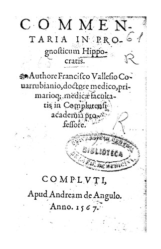 Commentaria in Prognosticorum Hippocratis