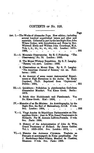 The Edinburgh Review: Or Critical Journal