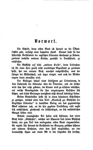 Geschichte der englischen Litteratur