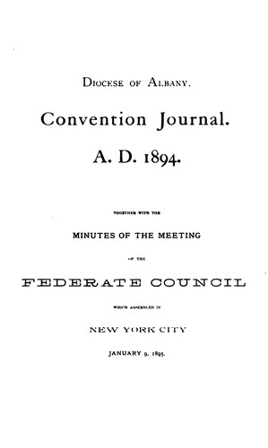 Journal of the Proceedings of the Annual Convention of the Protestant Episcopal Church in the ...