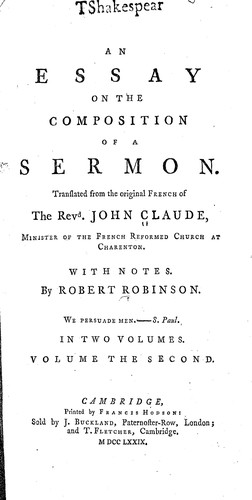 Homiletisches Magazin über die epistolischen Texte des ganzen Jahres