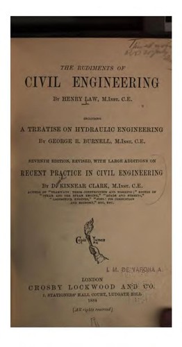 The Rudiments of Civil Engineering