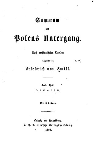 Suworow und Polens Untergang