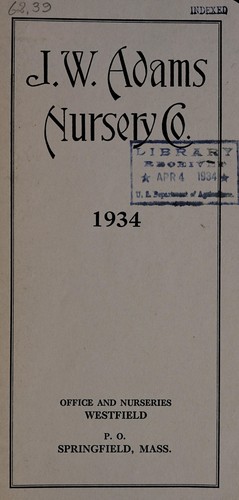 J.W. Adams Nursery Company, eigthty-sixth year