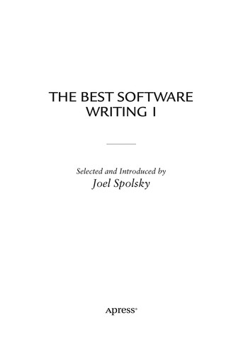 The best software writing I
