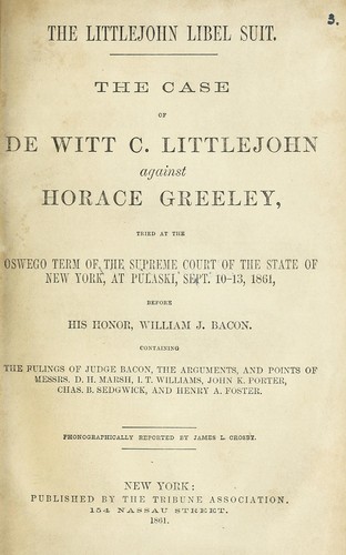 The Littlejohn libel suit