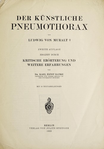 Der künstliche Pneumothorax