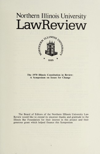 The 1970 Illinois Constitution in review