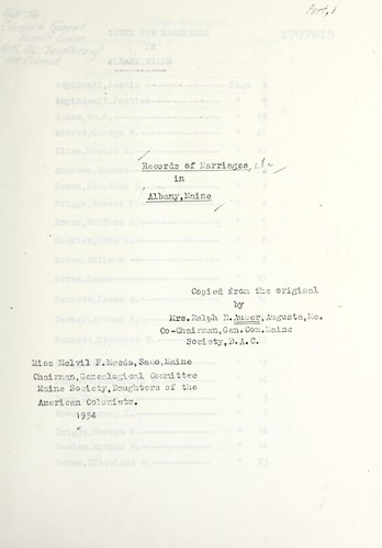 Records of births, deaths, and marriages [1790-1888]