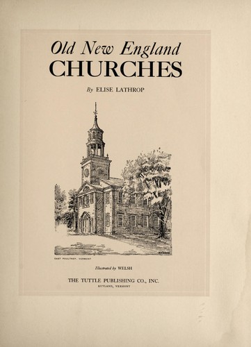 Old New England churches