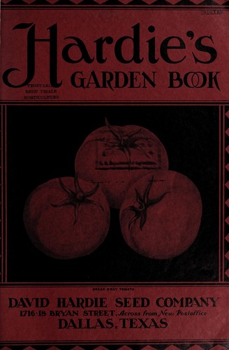 Hardie's garden book
