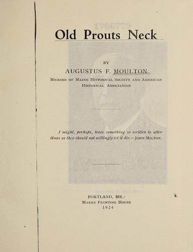 Old Prouts Neck